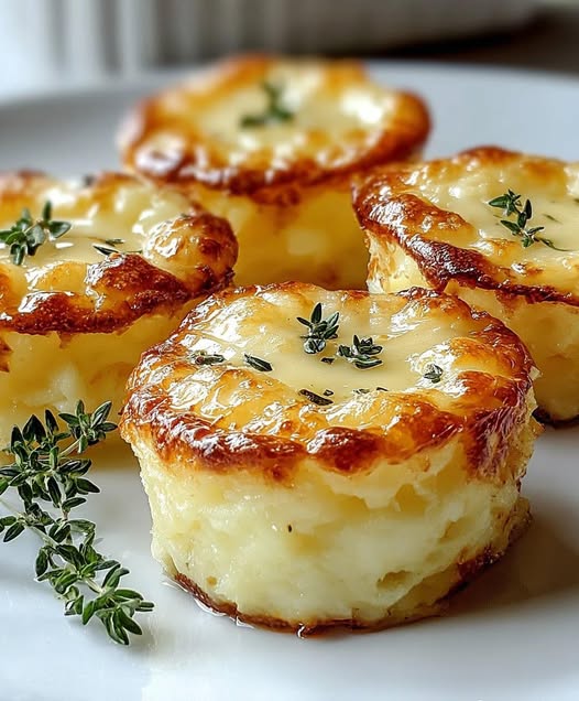 Cheesy Mashed Potato Puffs