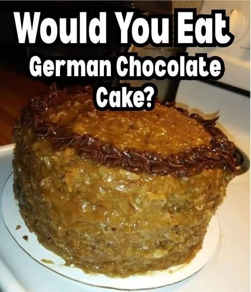 Homemade German Chocolate Cake