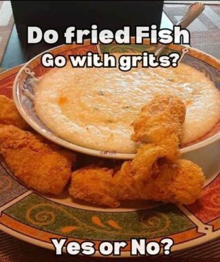 Fried Fish and Creamy Grits