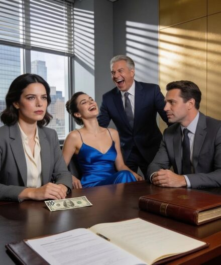 My stepsister stole my husband, believing he was the CEO of a $2 billion furniture company. At the final settlement meeting, she tossed me $100 and sneered, “Take a cab back to your parents’ house. Goodbye.” Then my lawyer suddenly burst out laughing—because the real CEO was…