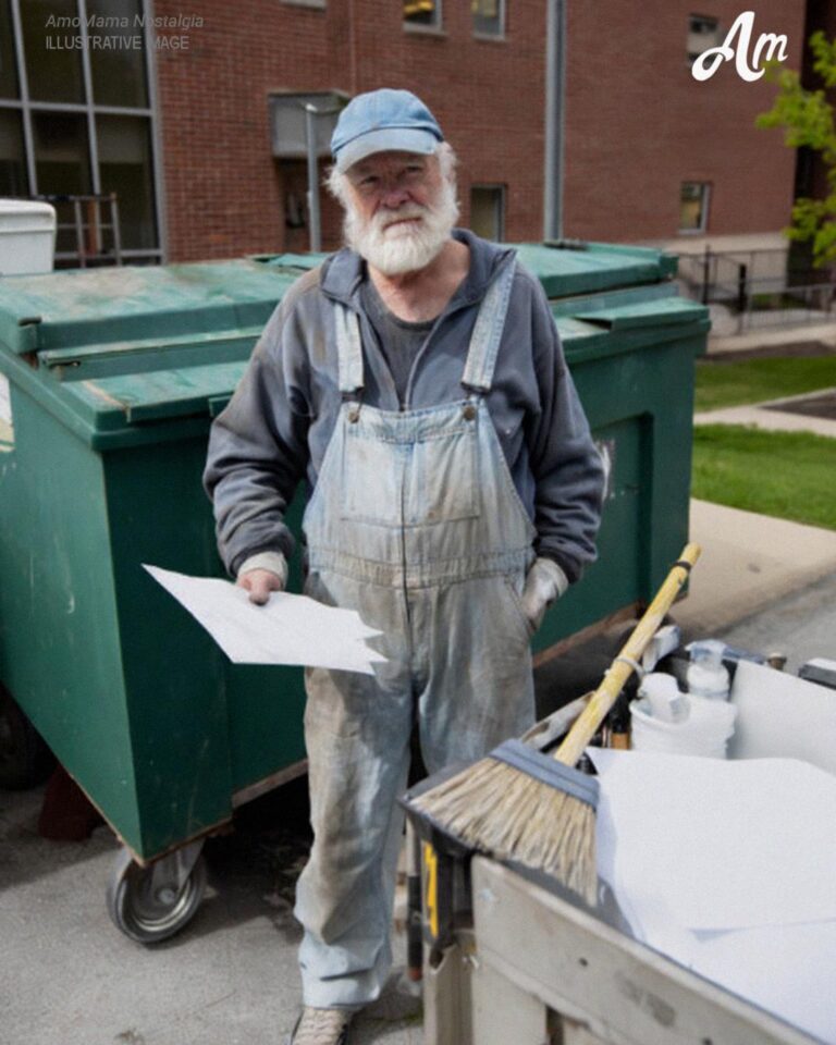 The College Janitor Saw Me Crying over My Tuition Bill and Handed Me an Envelope – When I Opened It and Learned Who He Really Was, I Went Pale