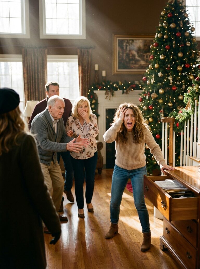 Just ten days before the holidays, I caught my cousin scheming to publicly embarrass me and write me out of the family. Instead of confronting her, I secretly altered all my plans behind the scenes. When Christmas Day arrived, my phone rang with her demanding, “Where the hell are you?” I just chuckled and told her to look inside my top drawer. The moment she laid eyes on what I had left behind, she let out a blood-curdling shriek.