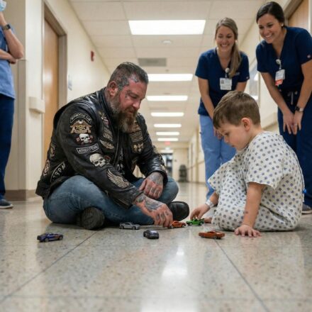 Biker Played With My Sick Son Every Day For A Year Before I Found Out Why