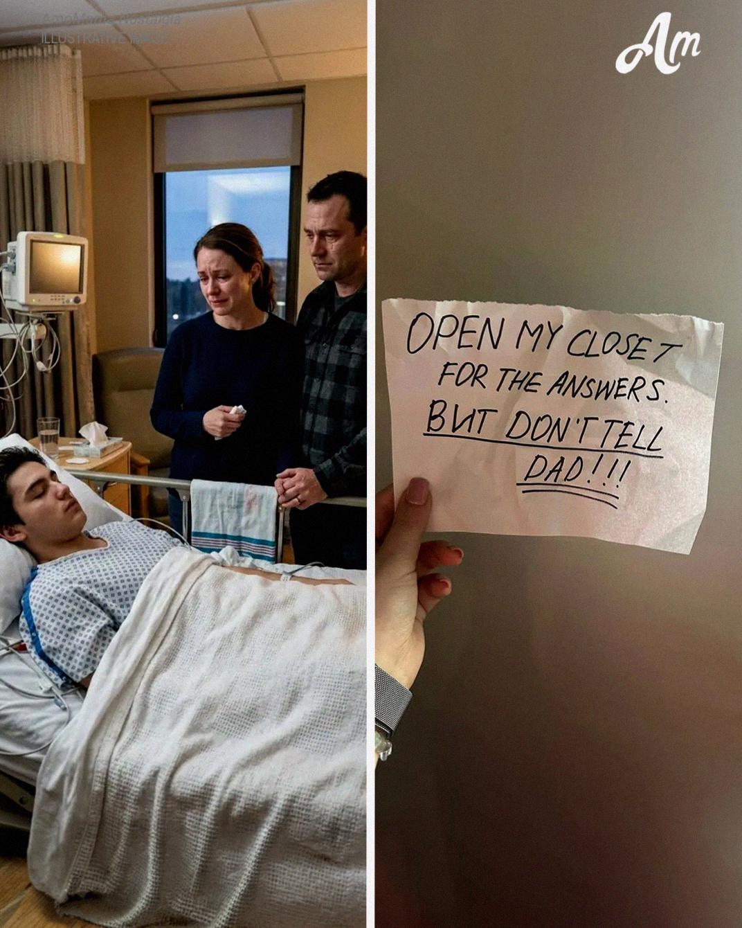 My Son Fell into a Coma After a Walk with His Dad – In His Hand Was a Note: ‘Open My Closet for the Answers, but Don’t Tell Dad’