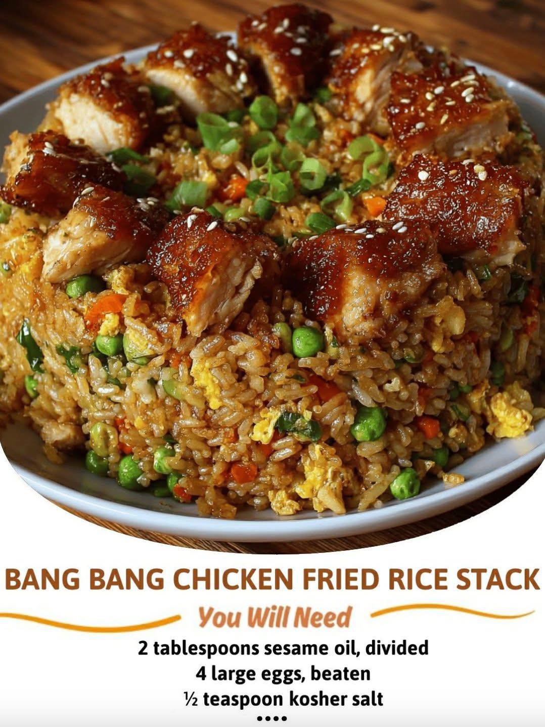 Bang Bang Chicken Fried Rice