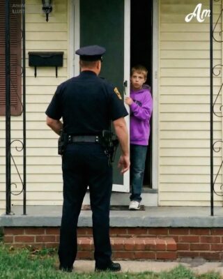 My Little Neighbor Didn’t Let Anyone Into His Home Until a Police Officer Arrived and Stepped Inside