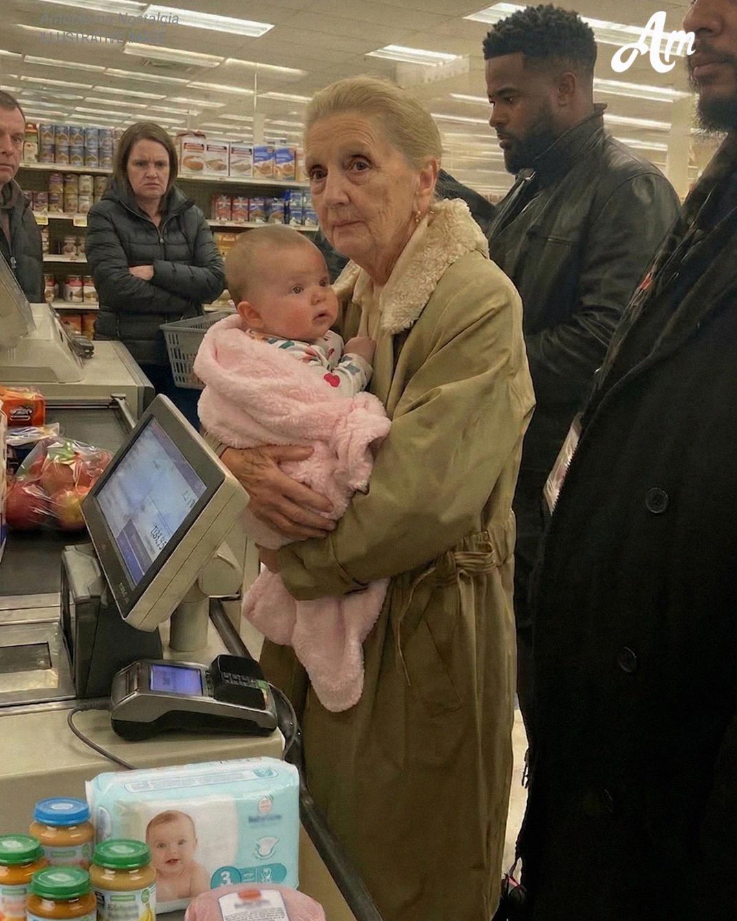 People Mocked Me When My Card Got Declined While I Was Holding My Baby Granddaughter—Then a Voice Behind Me Said, ‘Ma’am. You With the Baby’