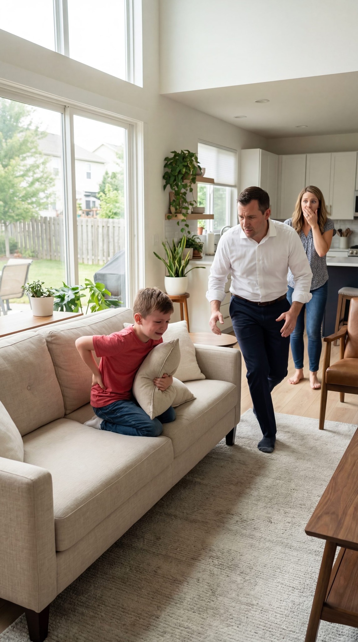 A Divorced Father Picked Up His 6-Year-Old Son on a Quiet Sunday Evening and Noticed the Boy Could Barely Sit in the Car — Until a Tearful Whisper at Home Revealed He Was About to Expose a Secret That Had Been Hidden for Far Too Long