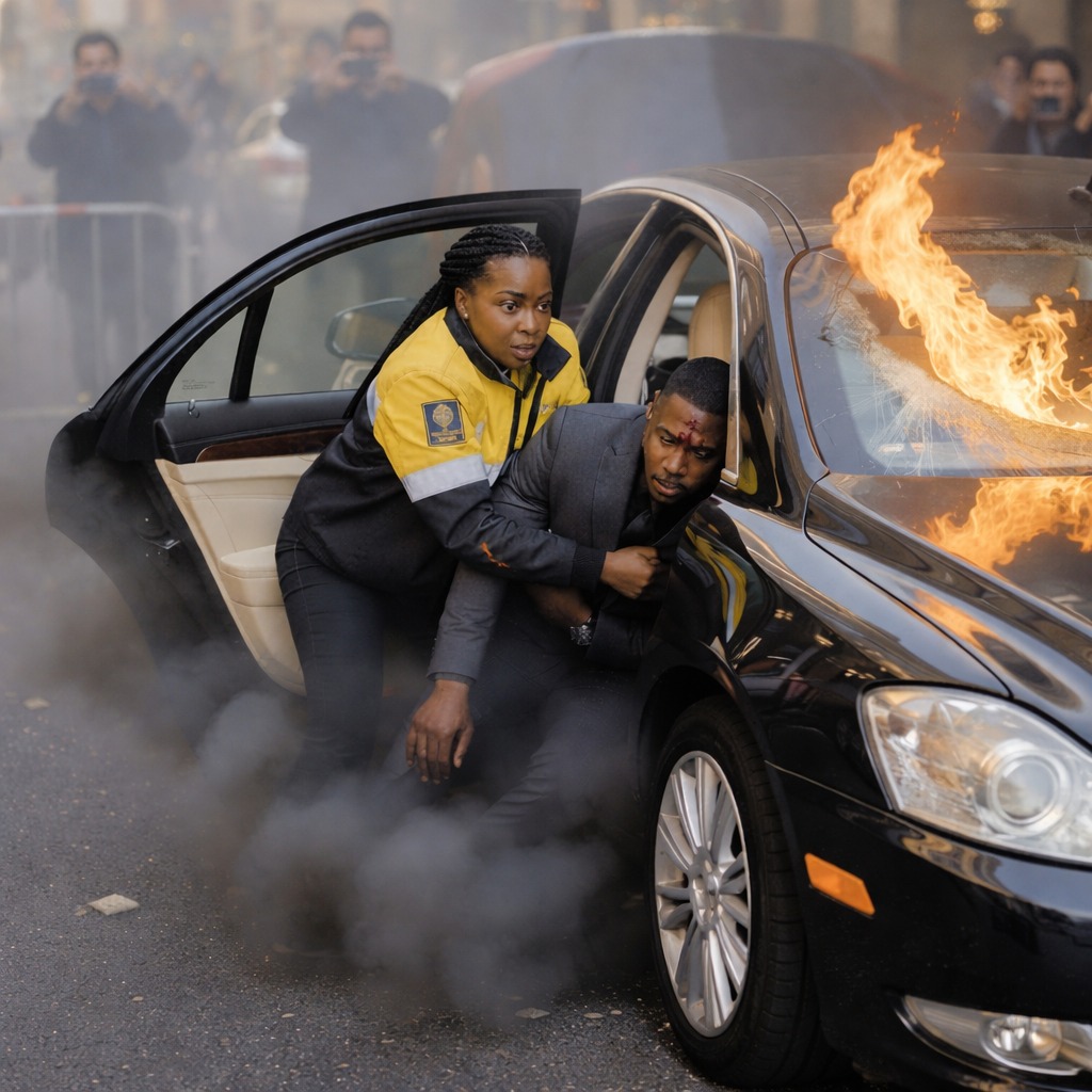 No One Helped Dying Stranger In Burning Car Except A Poor Orphan Unaware He’s A Billionaire Bykate March 19, 2026 Ne