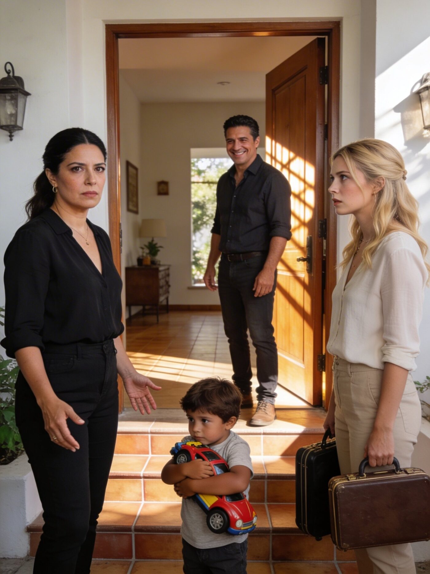 When my husband came back after three years working far away, he didn’t come back alone.