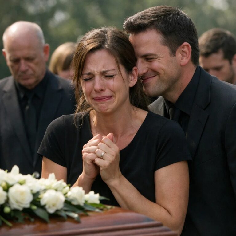 During my dad’s funeral, my husband whispered in my ear, ‘I changed the lock on the $30 million condo you inherited. If you don’t like it, we can get a divorce.’ I burst out laughing because the condo is…