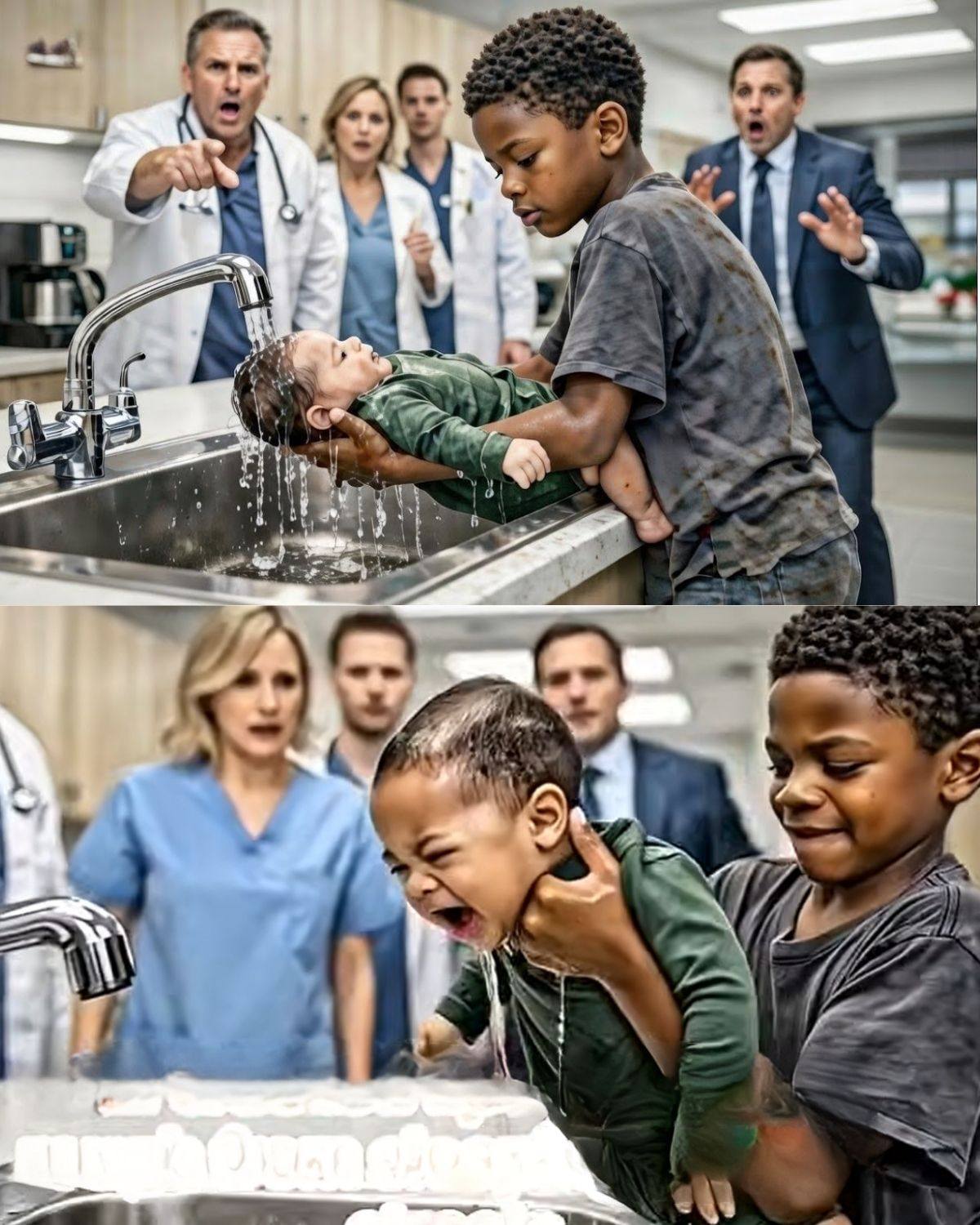 Homeless Boy Saves Billionaire’s Son After Doctors Pronounce Him Dead, But What Happened Next