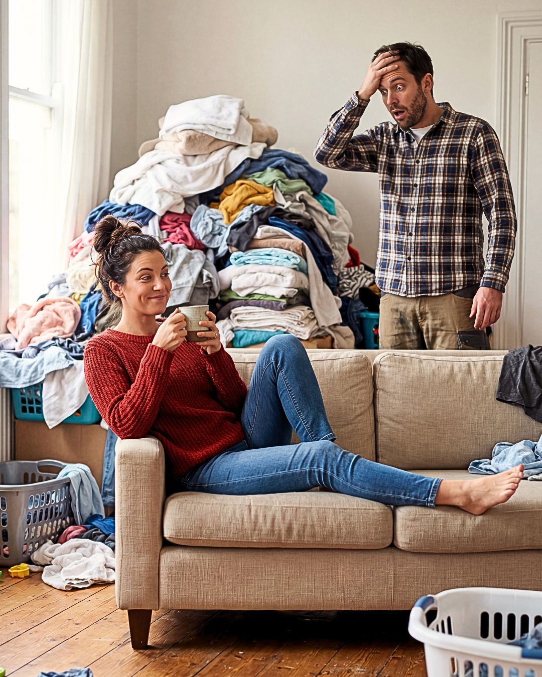 After ten years of marriage, my husband calmly announced that he wanted to “divide everything evenly.” What he failed to remember… was one very important detail