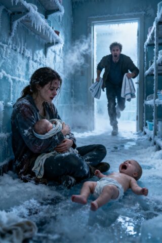 Husband Locked Pregnant Wife in Freezer—She Gave Birth to Twins, His Billionaire Enemy Married Her!-ha-nana