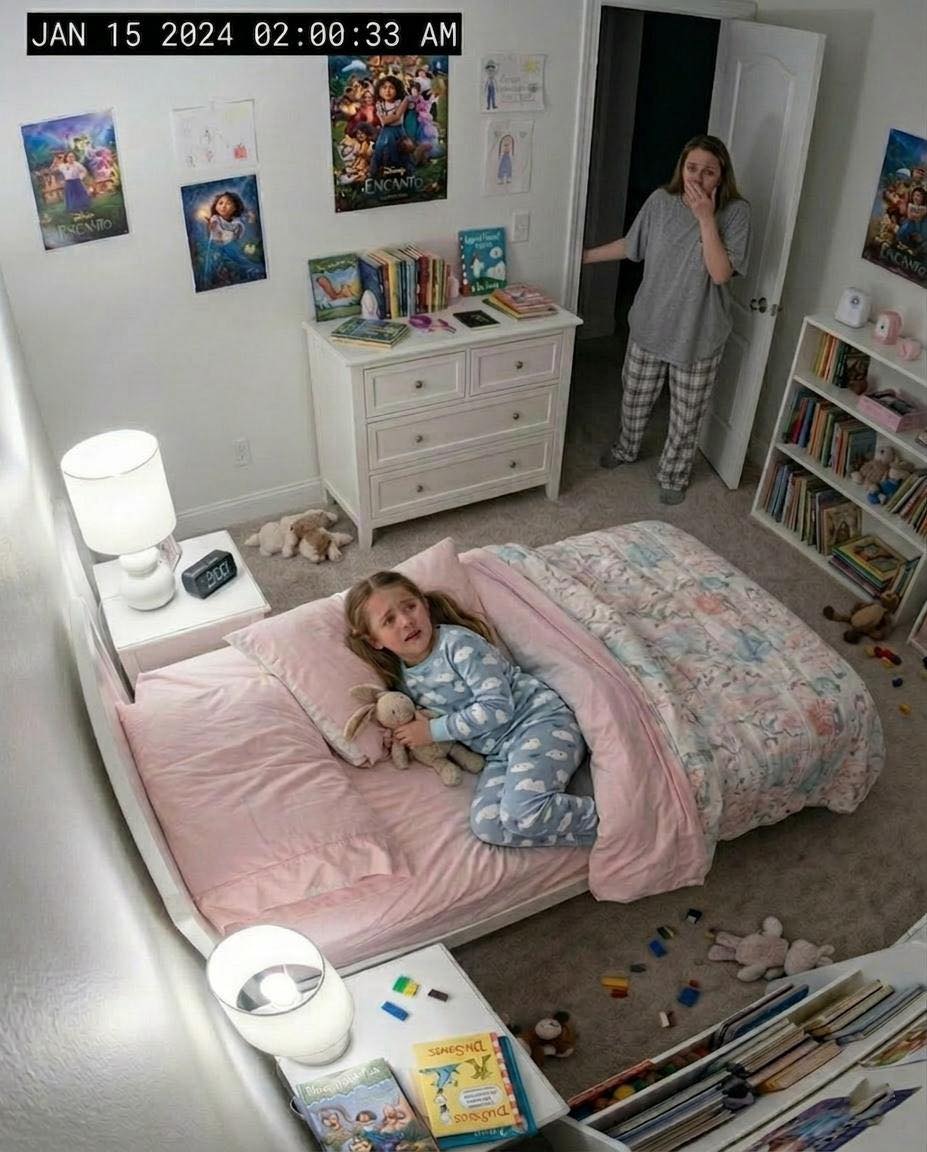The Night Her Bed Felt Strange — And What the Camera Revealed