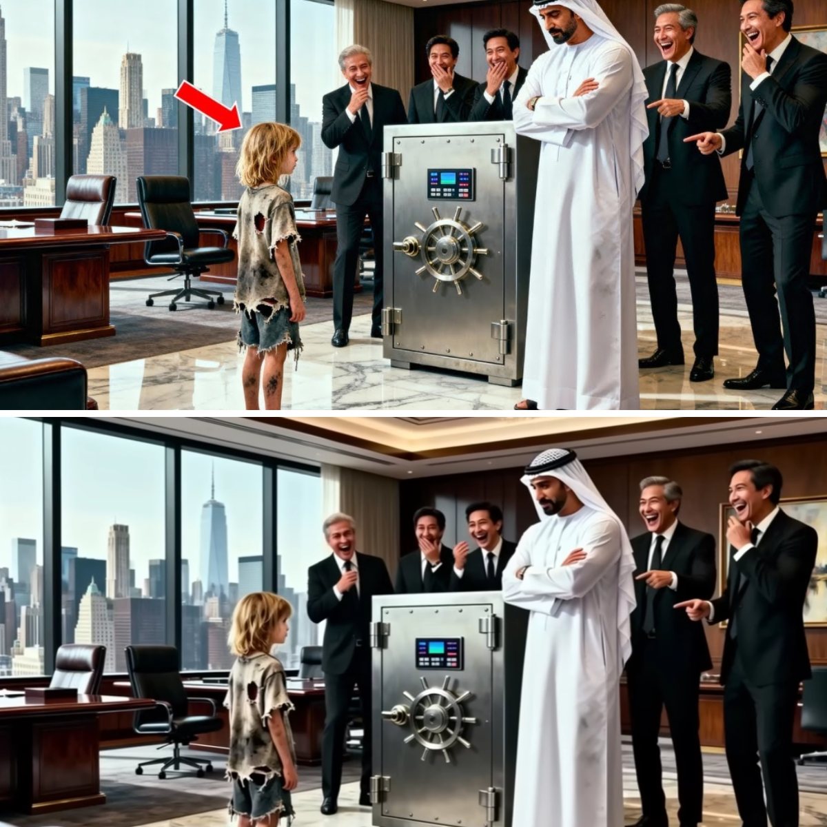 “OPEN THE SAFE AND 100 MILLION DOLLARS WILL BE YOURS!” HE JOKED THE BILLIONAIRE, BUT THE POOR GIRL SURPRISED HIM…
