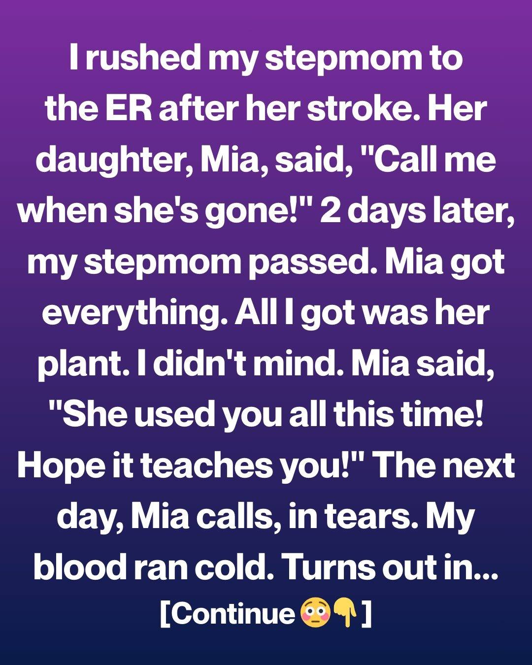 All I Inherited Was an Old Plant—The Truth Hidden Inside Changed Everything