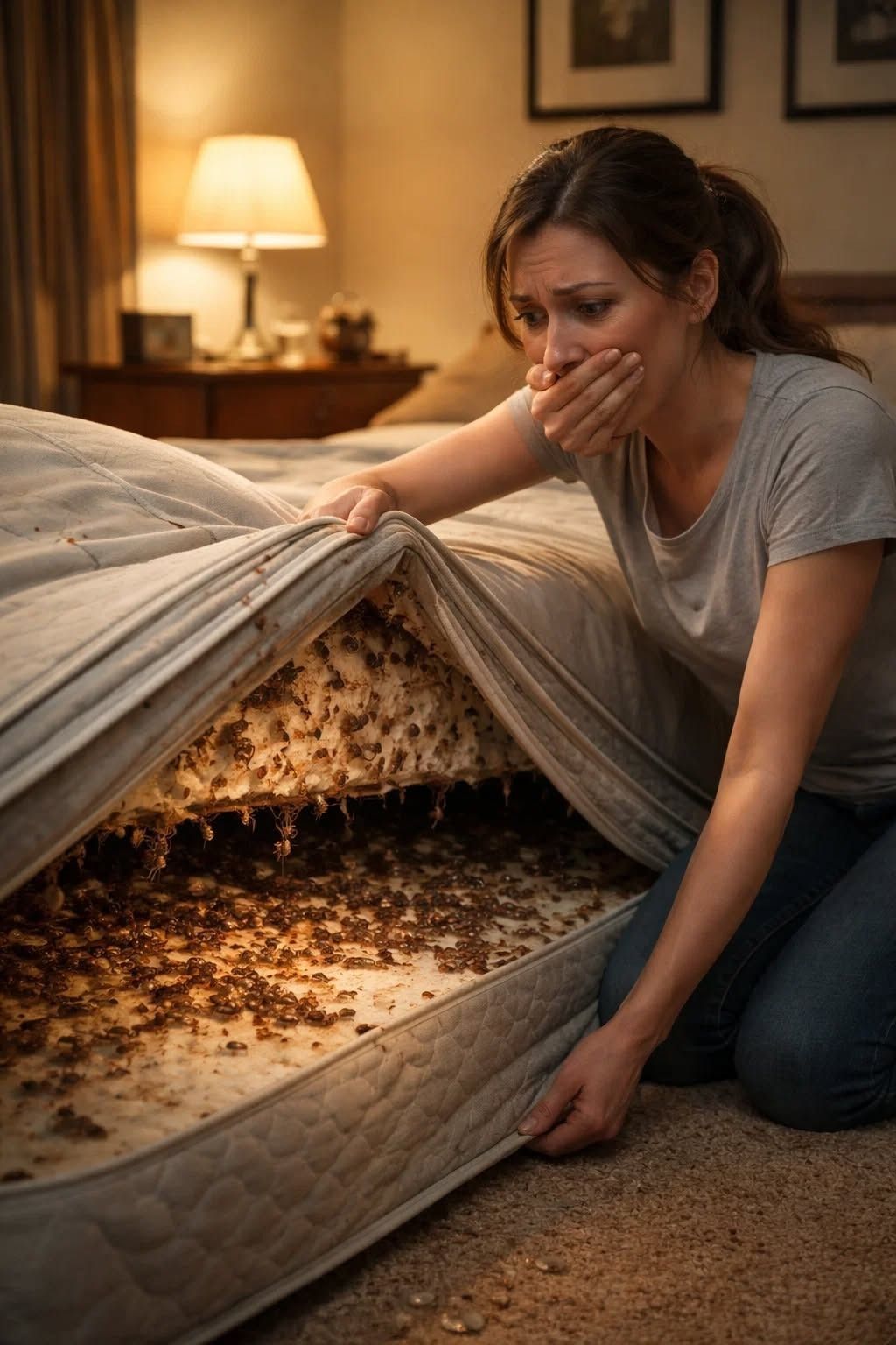 For Three Months, My Husband’s Side of the Bed Smelled Like Something Was Rotting… When I Finally Cut It Open, the Truth Destroyed Everything