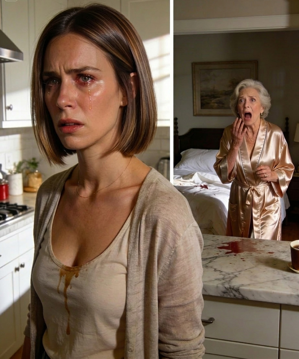 After covering every expense, my mother-in-law still demanded another $5,000. When I refused, she lost control and threw hot coffee in my face. I left in tears, promising she would regret it. The next morning, she woke up to a harsh surprise waiting for her.