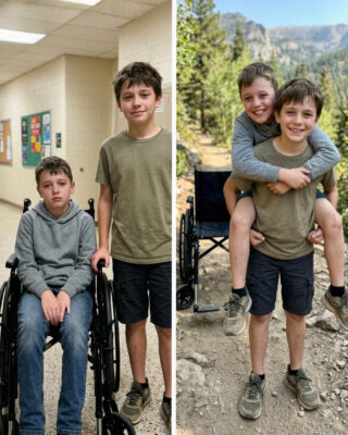 My 12-Year-Old Son Carried His Wheelchair-Bound Friend on His Back During a Camping Trip So He Wouldn’t Feel Left Out – The Next Day, the Principal Called Me and Said, ‘You Need to Rush to School Now’