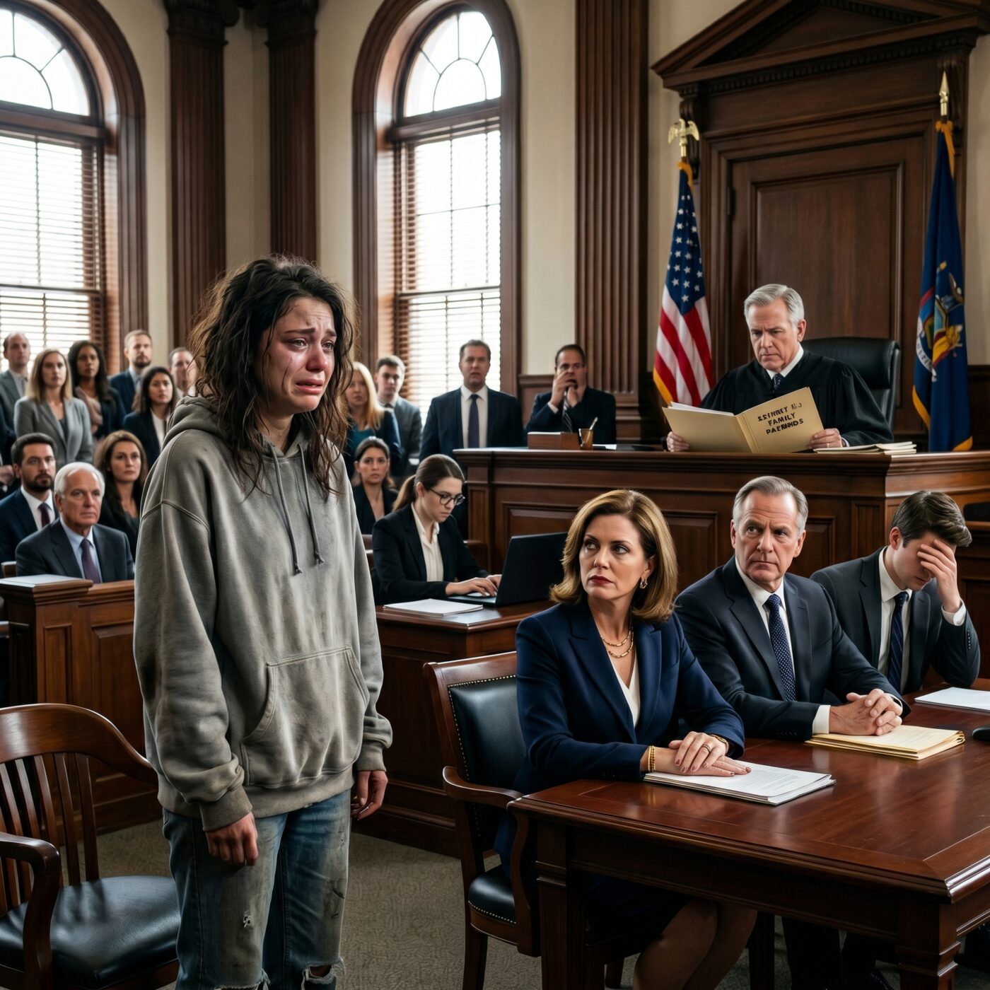 When my millionaire grandfather died and left all he had to me, my parents, who had ignored me my entire life, tried to take me to court for the money. The moment I walked into the courtroom, my mom rolled her eyes, but the judge froze. “Wait… the charges are against you?” he asked. They never knew who I really was.