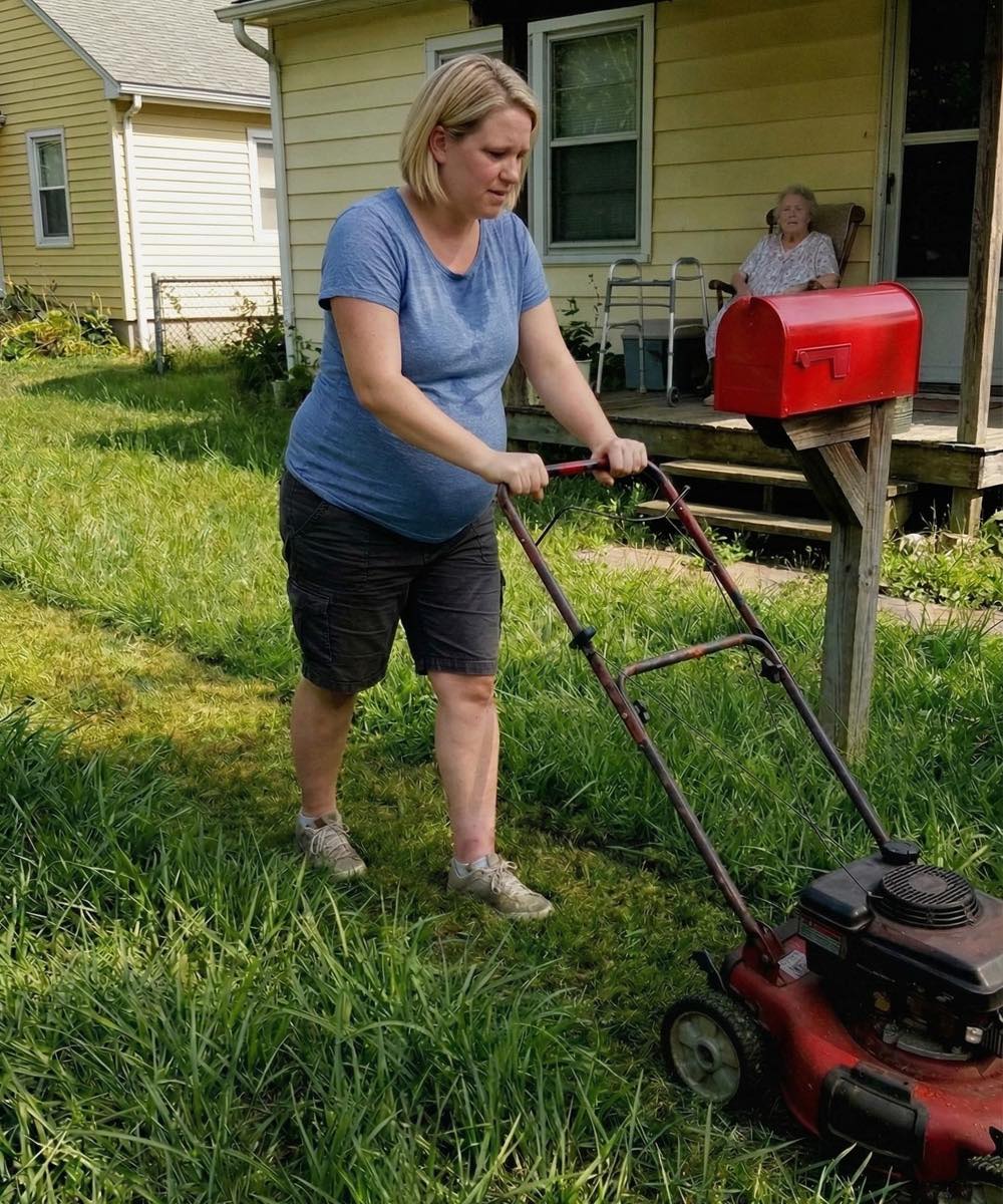 I Mowed the Lawn for the 82-Year-Old Widow Next Door – The Next Morning, a Sheriff Woke Me up with a Request That Made My Blo:od Run Cold