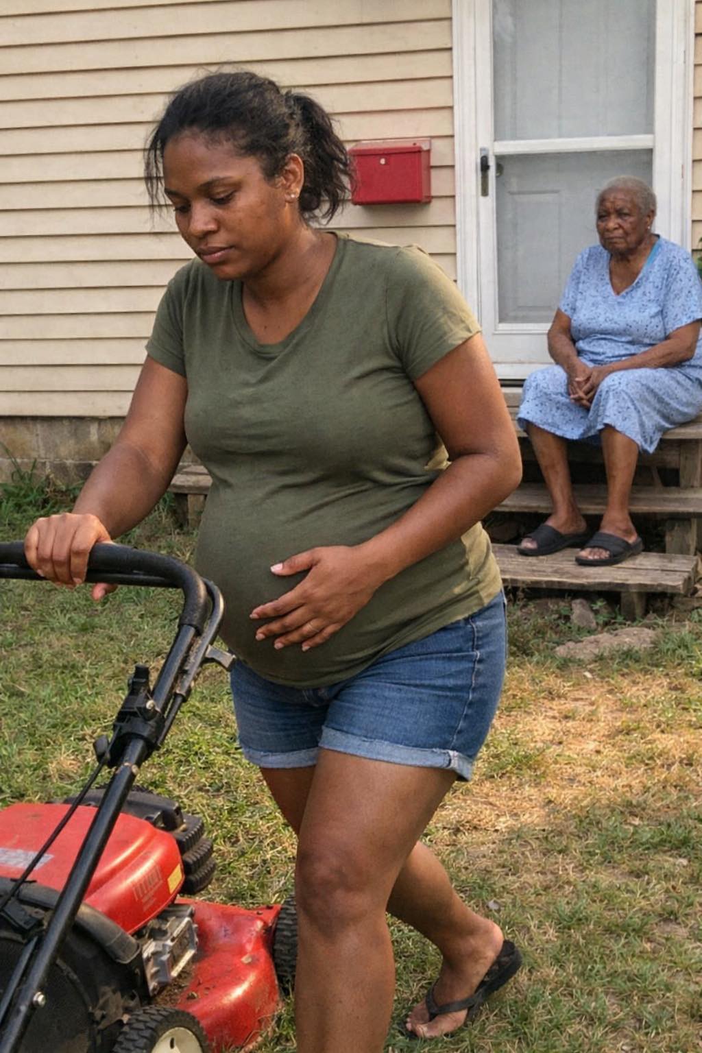 I mowed the lawn for my neighbor, an 82-year-old widow – The next morning, a sheriff woke me up with a request that chilled me to the bone