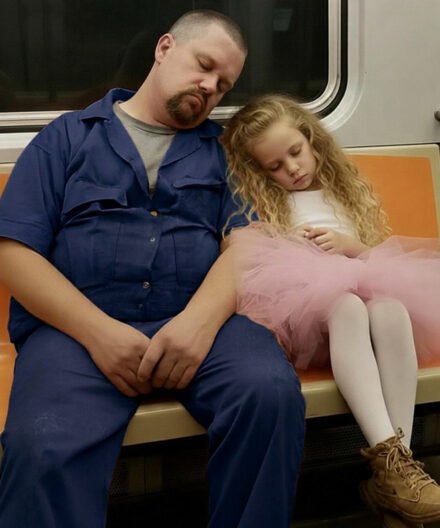 A Stranger Took a Photo of Me and My Daughter on the Subway – the Next Day, He Knocked on My Door and Said, ‘Pack Your Daughter’s Things’