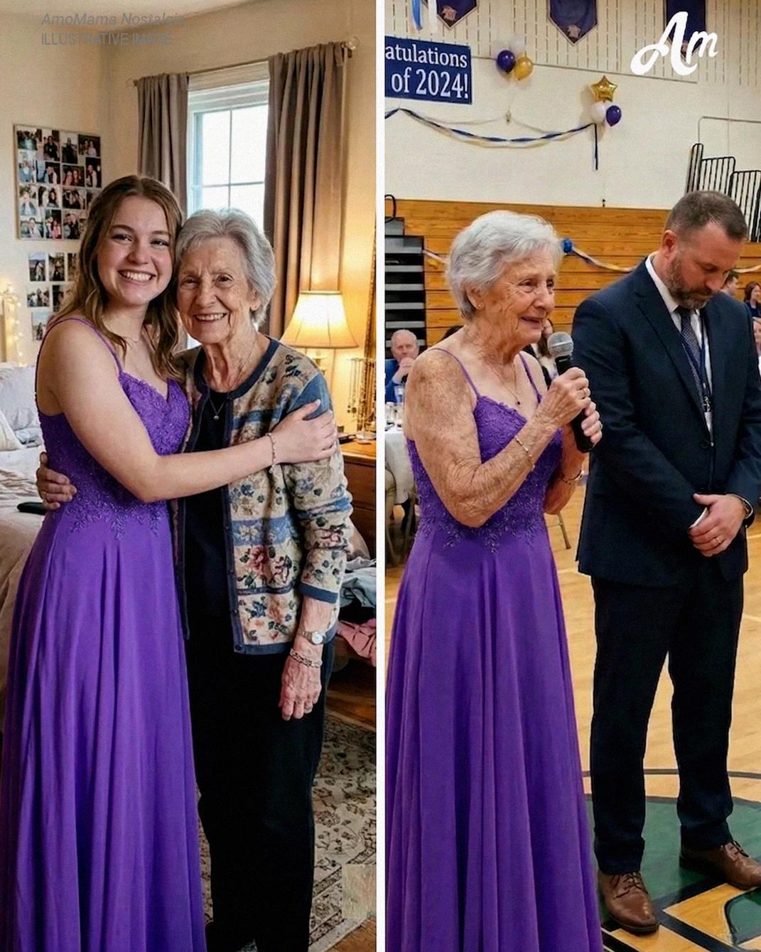 I Wore My Late Granddaughter’s Prom Dress to Her Prom – But What She Hid Inside Made Me Grab the Mic