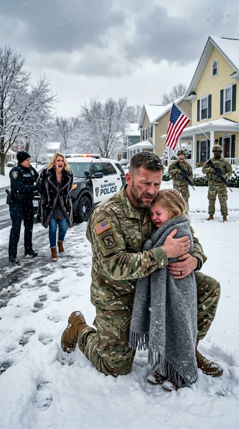I came home early with a birthday cake for my 5-year-old daughter and found her locked in the 5°F moldy basement. My little girl was curled on the concrete, gasping for air, her lips turning blue. My sister-in-law sipped laughed, ‘She was faking a cough for attention. I locked her down there to learn discipline. A little dust won’t hurt her.’ I rushed my daughter to the ER and made one call: ‘Execute the protocol on my residence. Target locked.’