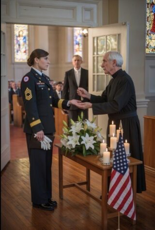 At my mother’s funeral, the priest pulled me aside and said, “Your real name isn’t Brooks,” then pressed a storage key into my hand and told me not to go home, and by the time my stepfather texted Come home. Now., I was already driving toward a storage unit with my Army dress uniform still on and a name in my head that hadn’t belonged to me in thirty years.