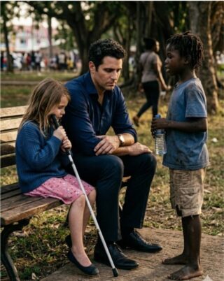 HE SAID YOUR DAUGHTER WAS GOING BLIND, BUT A HOMELESS BOY IN ACCRA WHISPERED THE TRUTH: “SHE’S NOT SICK. YOUR WIFE IS POISONING HER.” WHAT YOU DISCOVERED NEXT DESTROYED A PERFECT MARRIAGE, EXPOSED A MONSTER IN SILK, AND GAVE YOUR LITTLE GIRL BACK THE LIGHT SHE THOUGHT SHE’D LOST FOREVER FAKHER