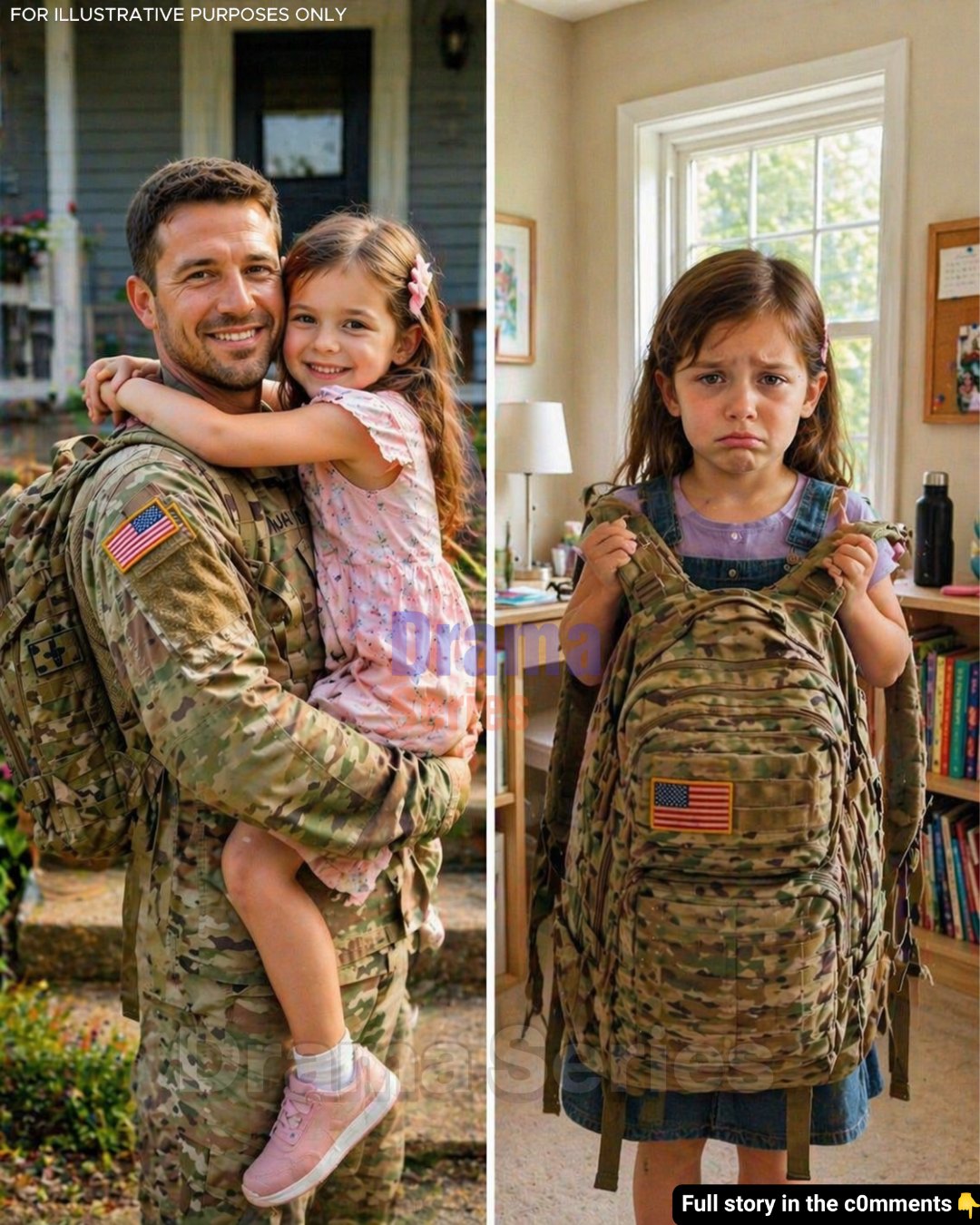 My Daughter Refused to Leave Her Dad’s Backpack at Home… What Her Classmates Did Next Was Cruel