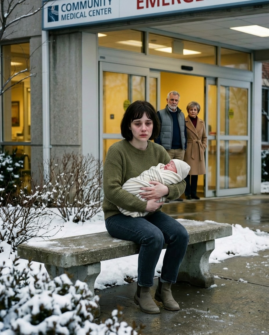 My niece was supposed to go home to her husband and newborn son, but when I found her barefoot outside the hospital in five-degree cold, still wearing her hospital gown and clutching the baby as if her life depended on it