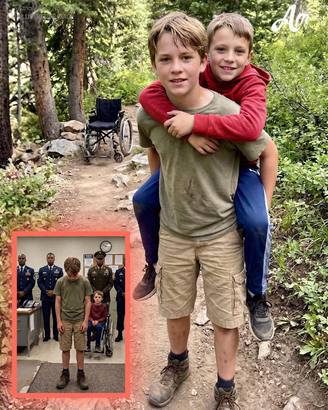 My 12-Year-Old Son Carried His Wheelchair-Bound Friend on His Back During a Camping Trip So He Wouldn’t Feel Left Out – The Next Day, the Principal Called Me and Said, ‘You Need to Rush to School Now’